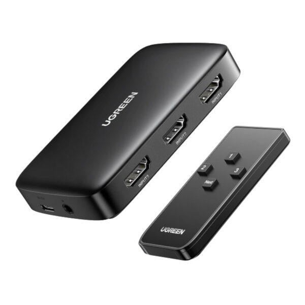 UGreen CM332 3-in-1 HDMI 1.4 Switch 4K