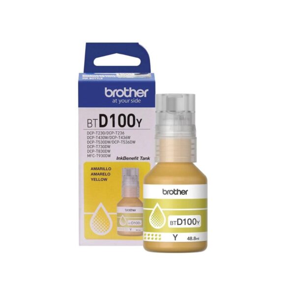 Brother BTD-100 Yellow Ink Bottle