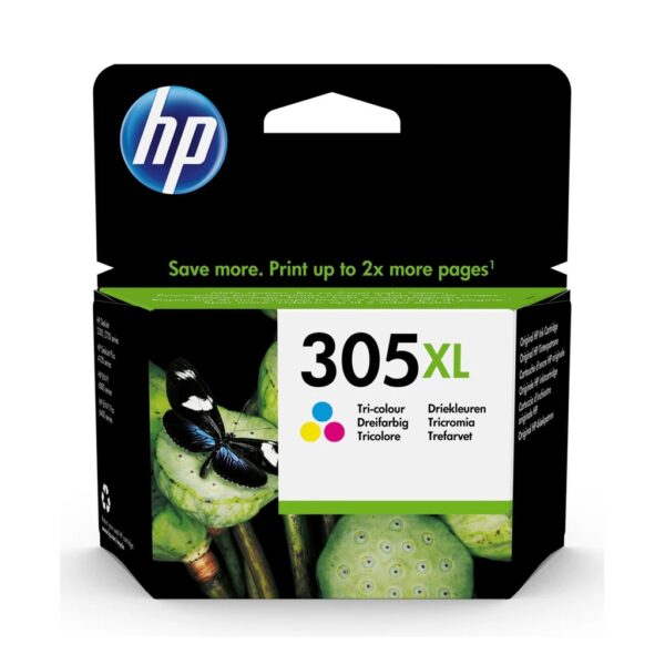 HP 305XL High Yield Tri-Colour Ink Cartridge